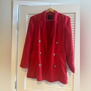 Dynamite Bold Red Women's Blazer